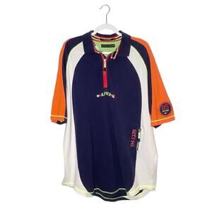 Tommy Hilfiger Vintage Scuba Diving Color Block Polo Shirt XXL